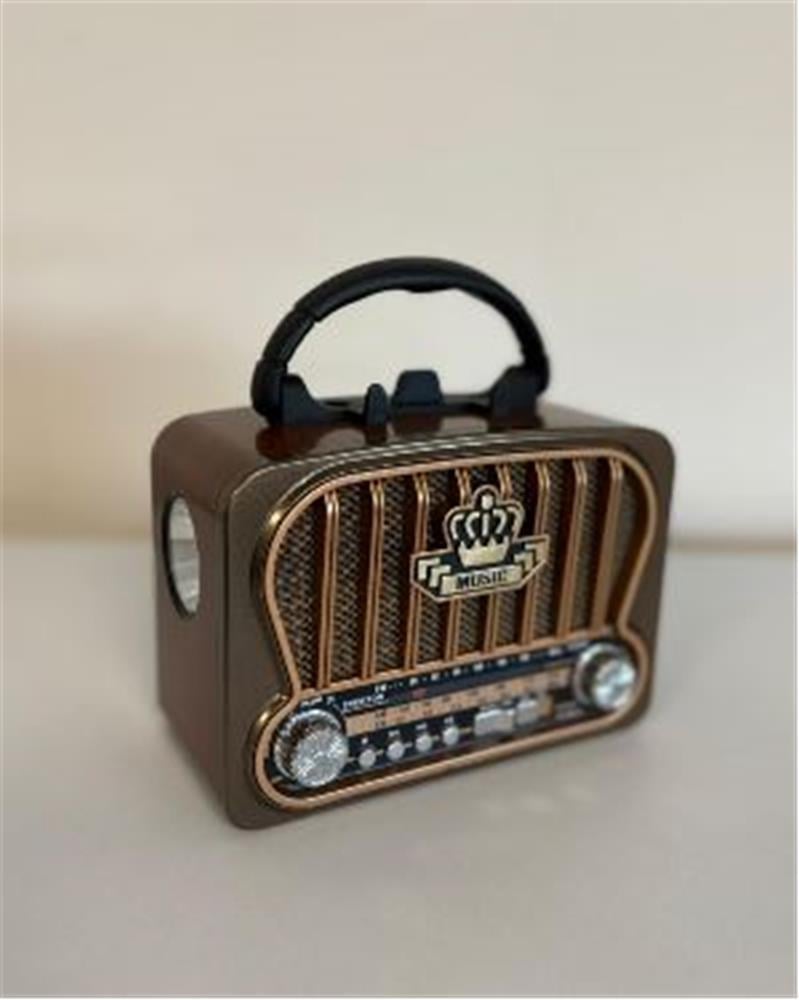 Everton RT-826M  Bluetooth-USB-SD-FM Şarjlı  Nostaljik Radyo El Fenerli