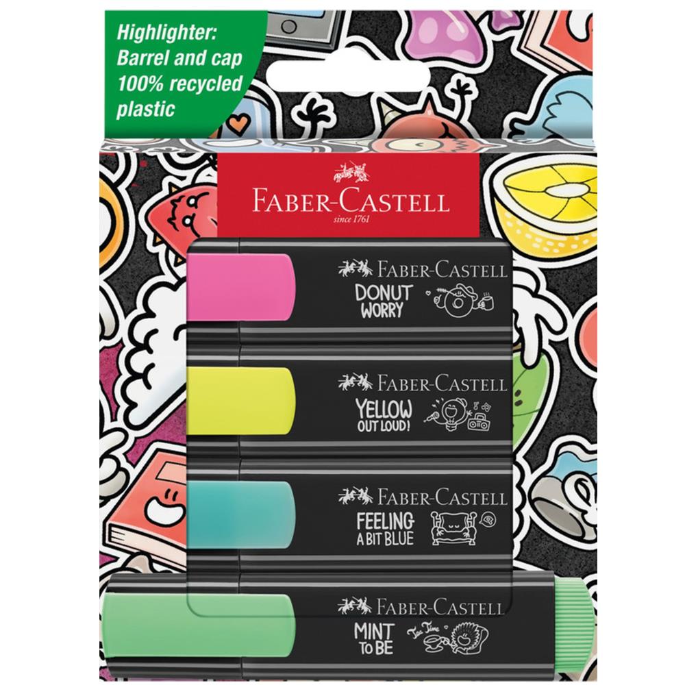Faber-Castell Fosforlu Kalem Graffiti Textliner 4 Lü 46
