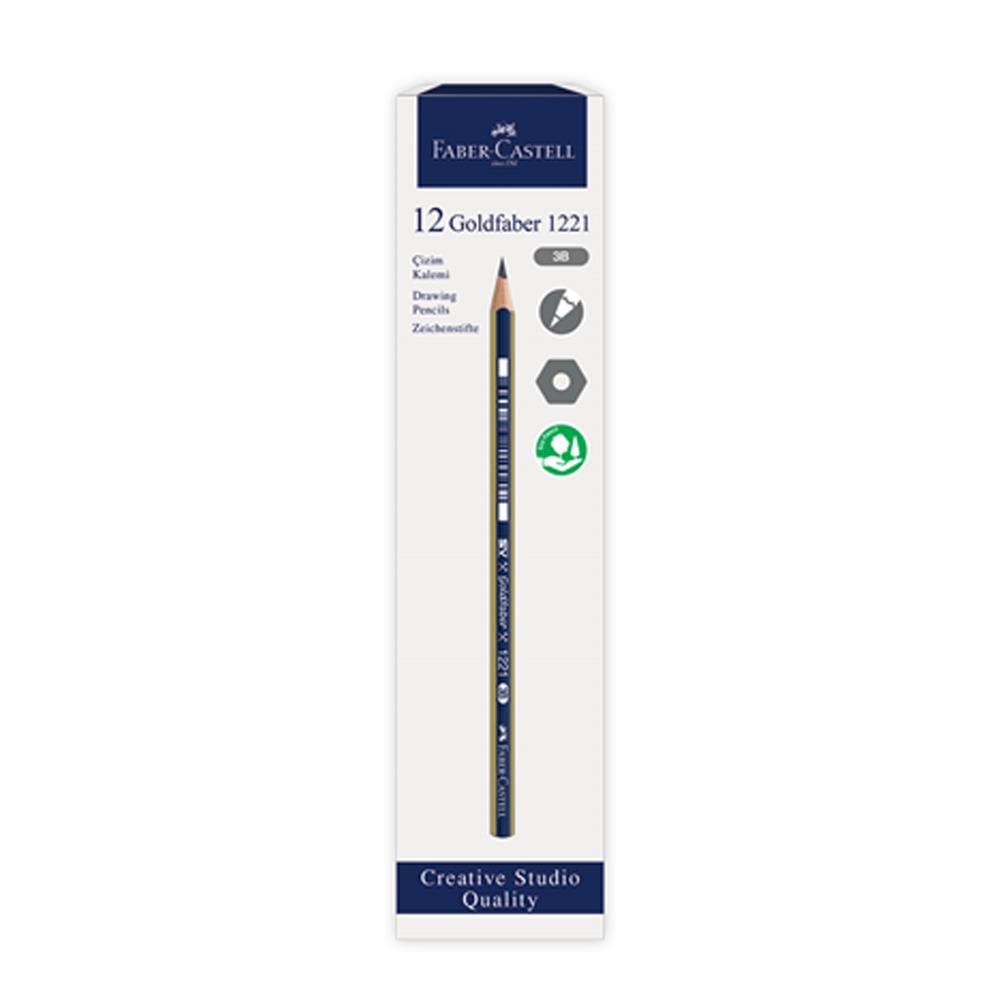Faber-Castell Kurşun Kalem Dereceli Goldfaber 3H