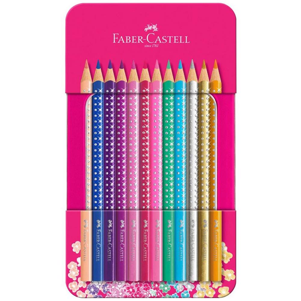Faber-Castell Parlak R.metal Kutu Pembe 12li Fsc