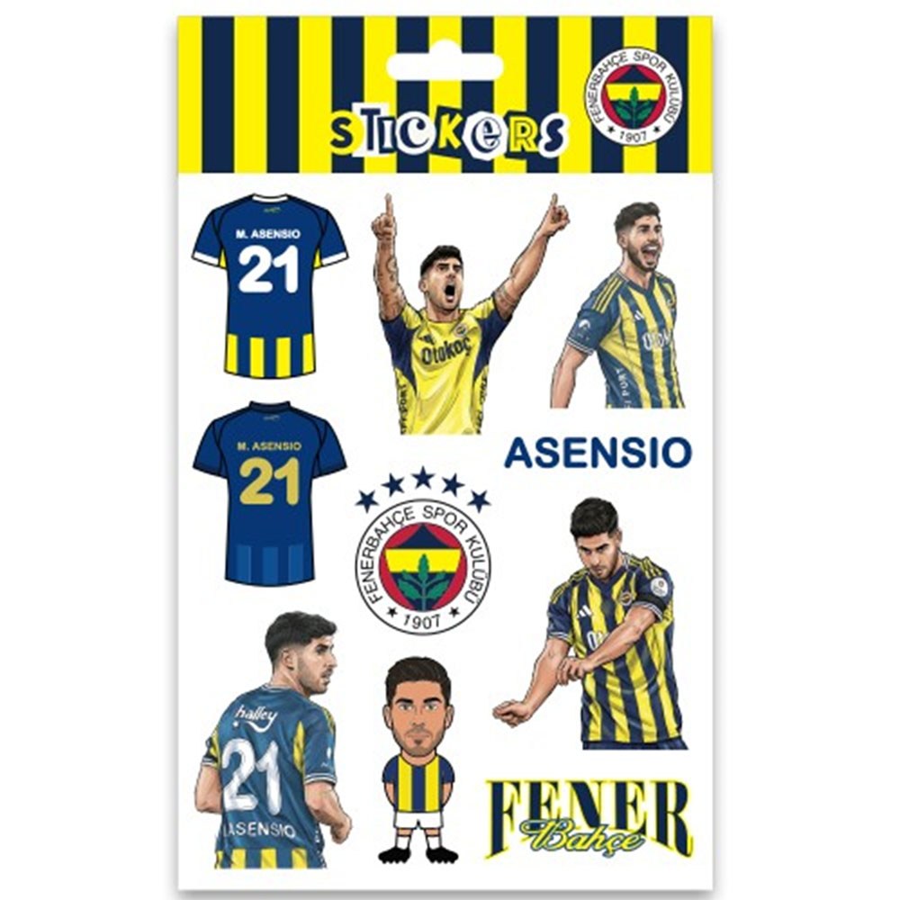 Fbst26018 Fenerbahçe Asensio Sticker Sheet