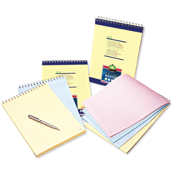 Gıpta Bloknot Color Master Spiralli Renkli Çizgili 100 YP A5 1374