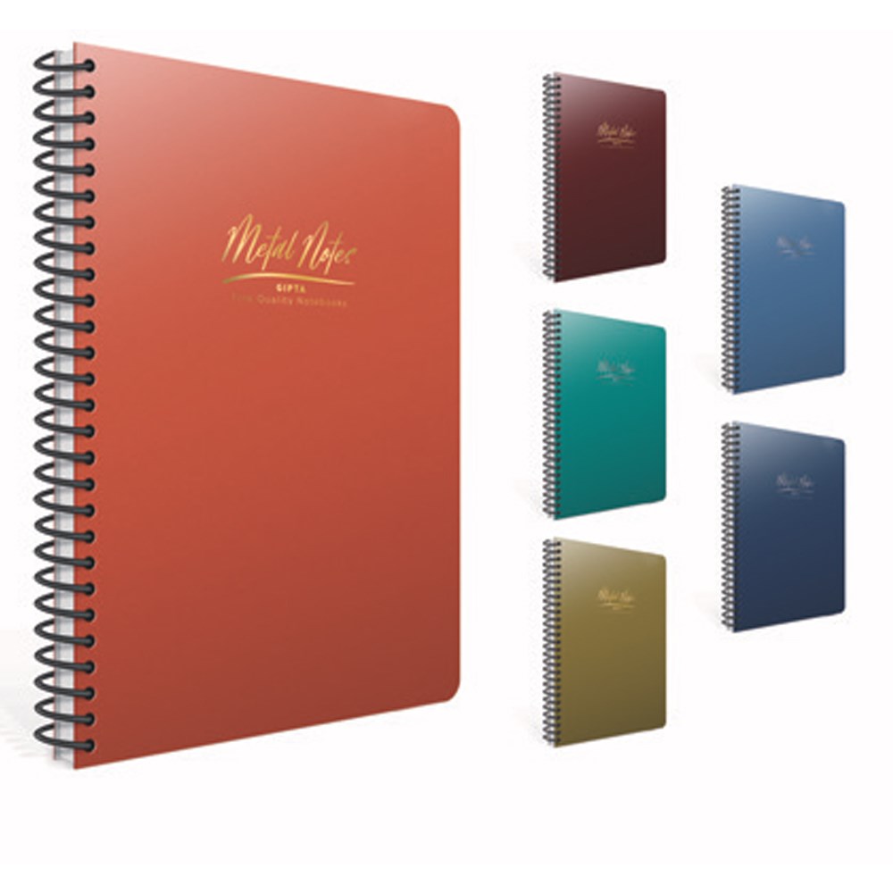 Gıpta Metal Notes Sp.Plastik Kapak Def. 17x24 80 Yp.Çiz.