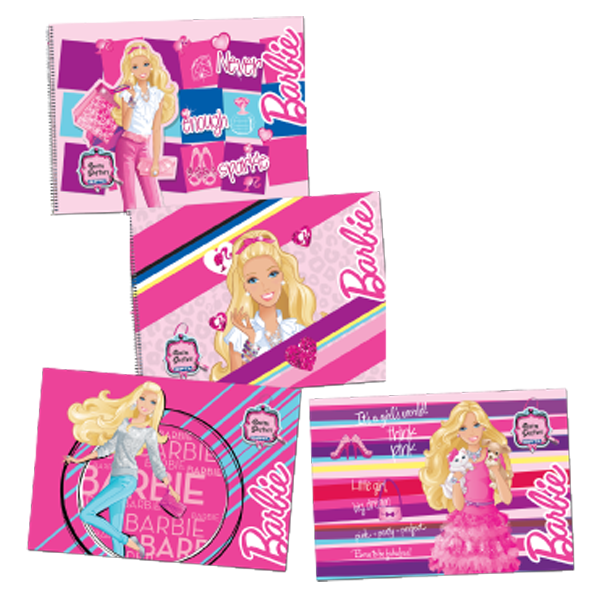 Gıpta Resim Defteri Spiralli 15 YP 17x24 Barbie 5454