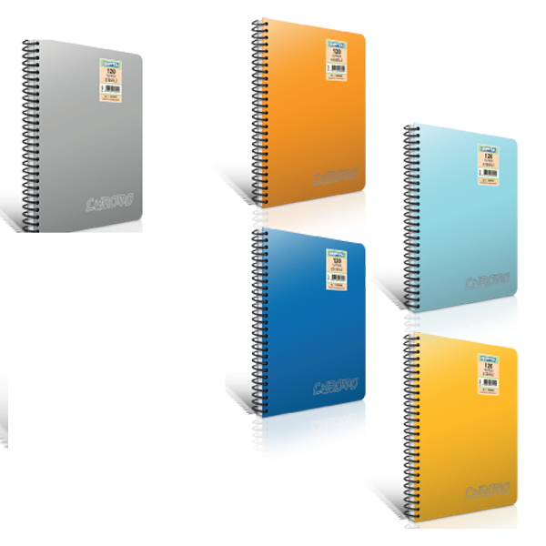 Gıpta Spiralli Defter Chromo Plastik Kapak Kareli 80 YP A4 1338