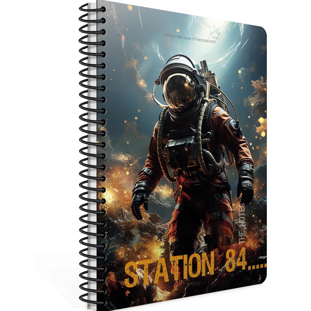 Gıpta Statıon Spiralli Karton Kapak Defter A4 80 Kareli