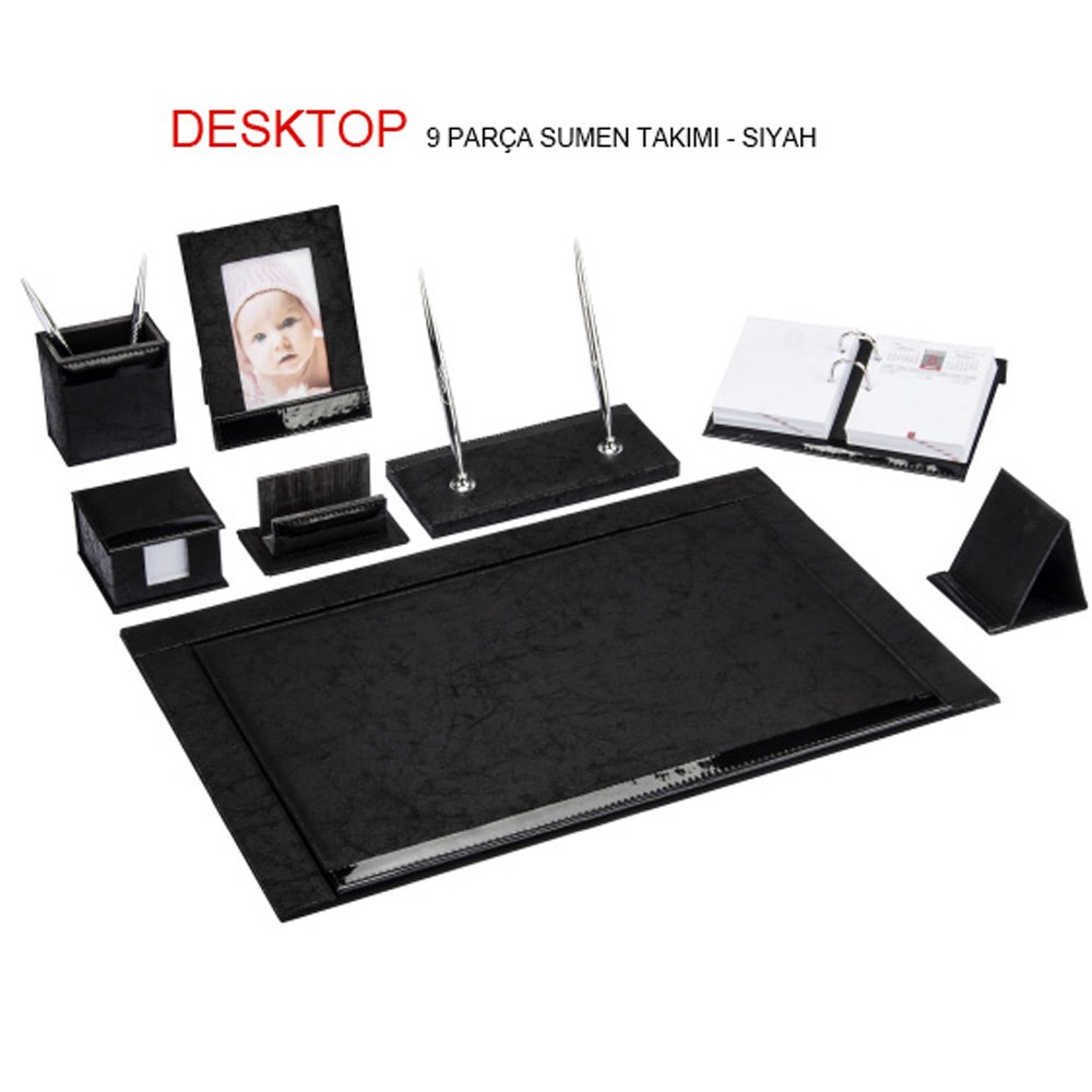 Gıpta Sümen Takımı 9 Parça Desktop Siyah 7129
