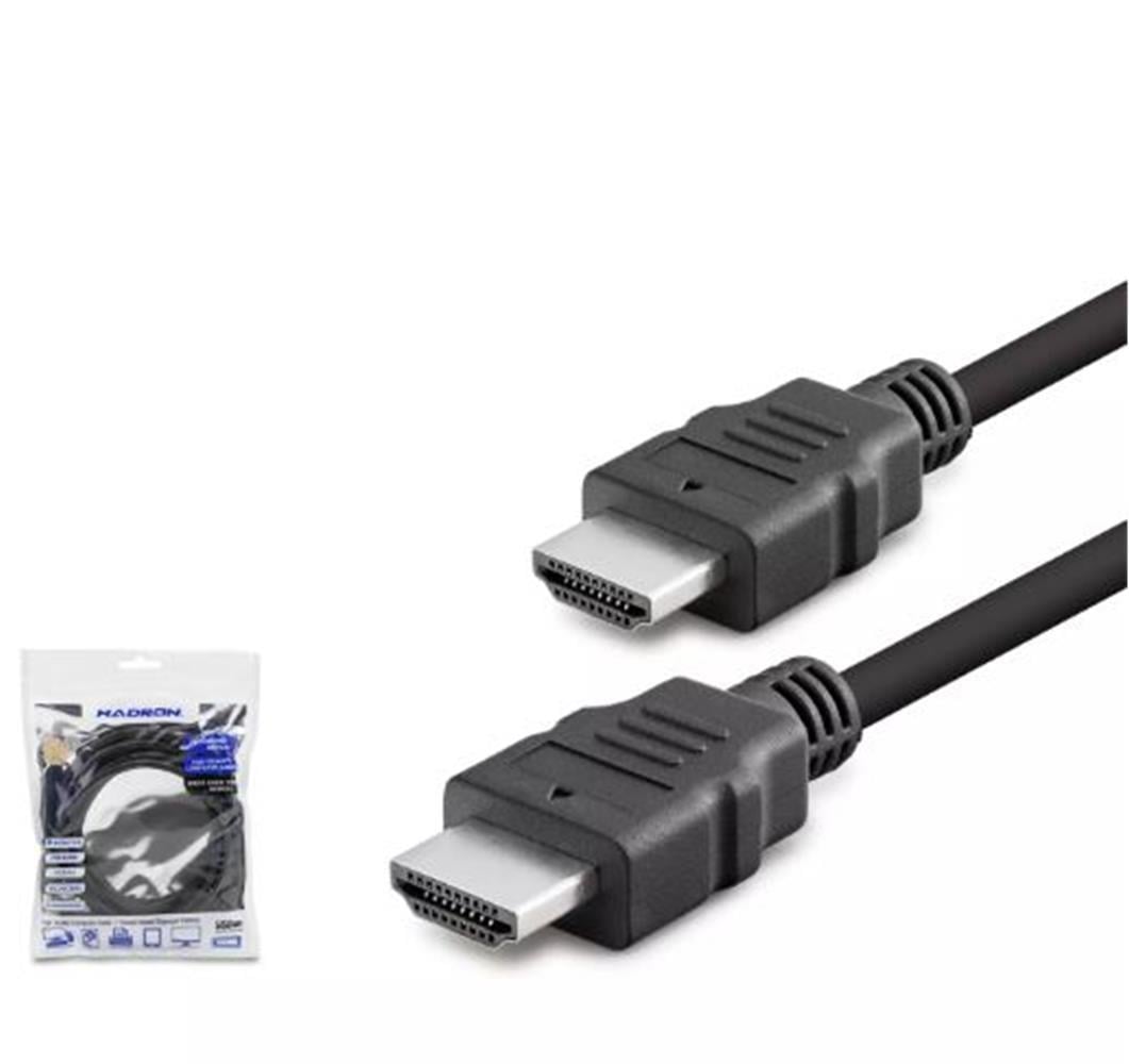 HADRON HDX2005 HDMI (M) TO HDMI (M) KABLO PVC 3M SİYAH