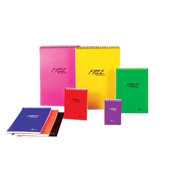 Keskin Color Bloknot Free Office Spiralli Çizgili 80 YP A6 145201-99