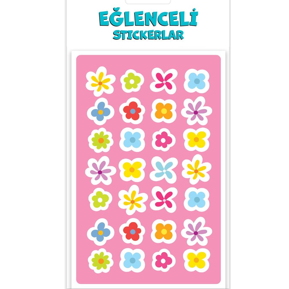 Keskin Color Puffy Sticker Orta Boy Çiçek 221204-99