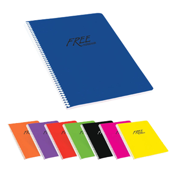 Keskin Color Spiralli Defter Free Plastik Kapak Çizgisiz 80 YP A5 450120-99