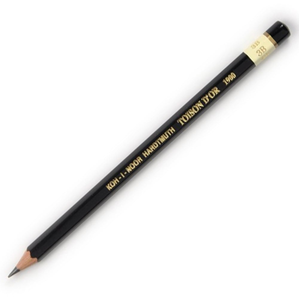 Koh-i Noor Gaphite Pencils 3B 1900