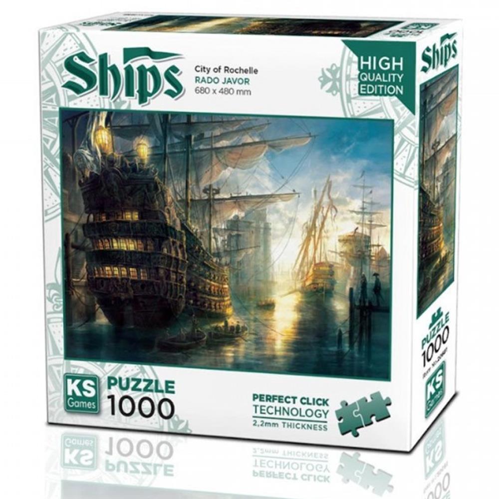 Ks Games Puzzle 1000 Parça City Of Rochelle