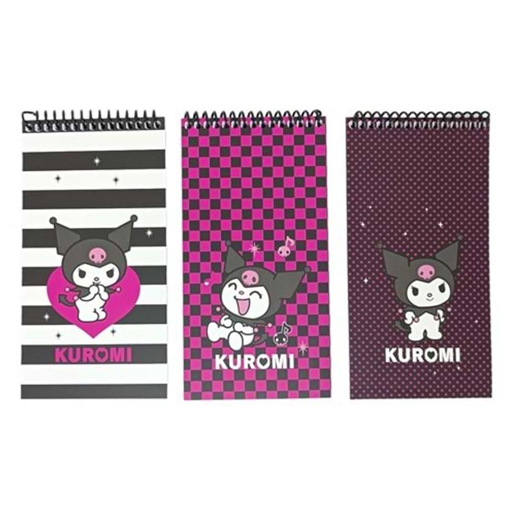 Kuromi Spr.Karton Kapak Defter 10x19 80 Yp Çiz.380641-12