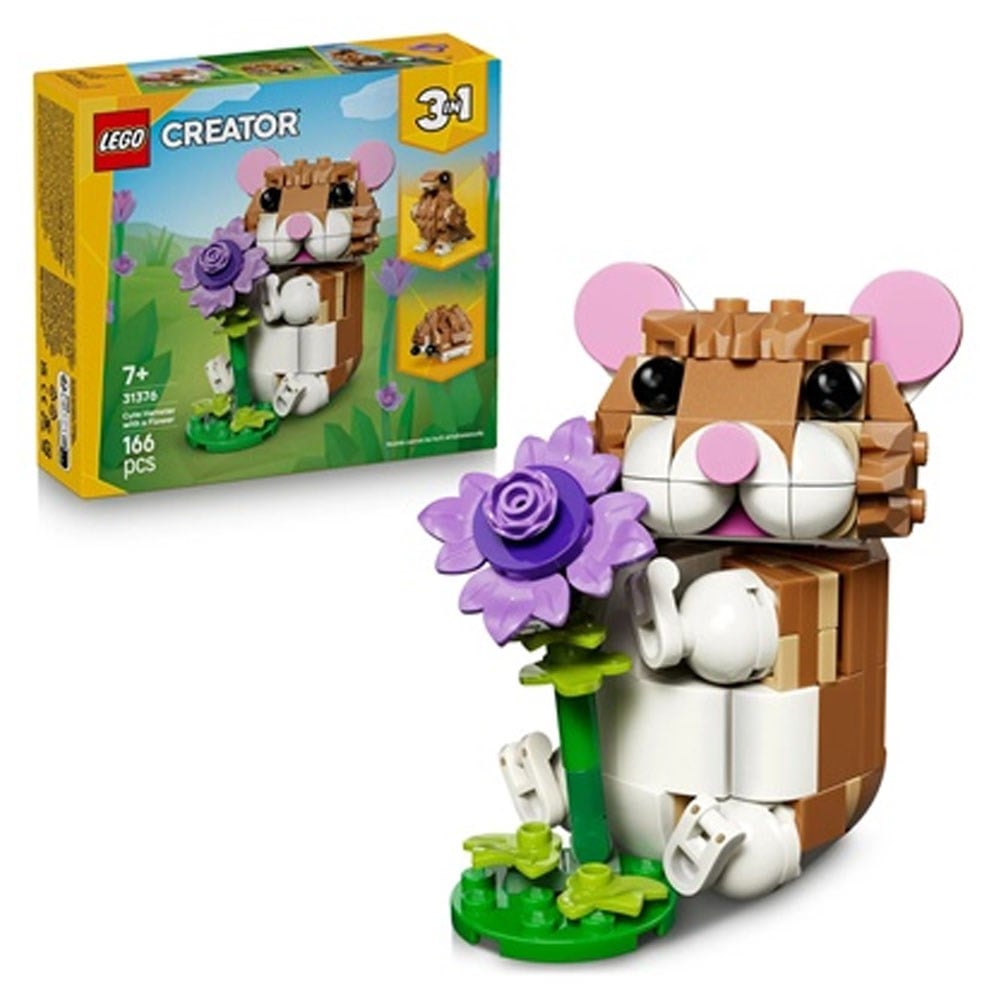 Lego Creator 3’ü 1 Arada Sevimli Hamster İle Çiçek Adr-lmc31376