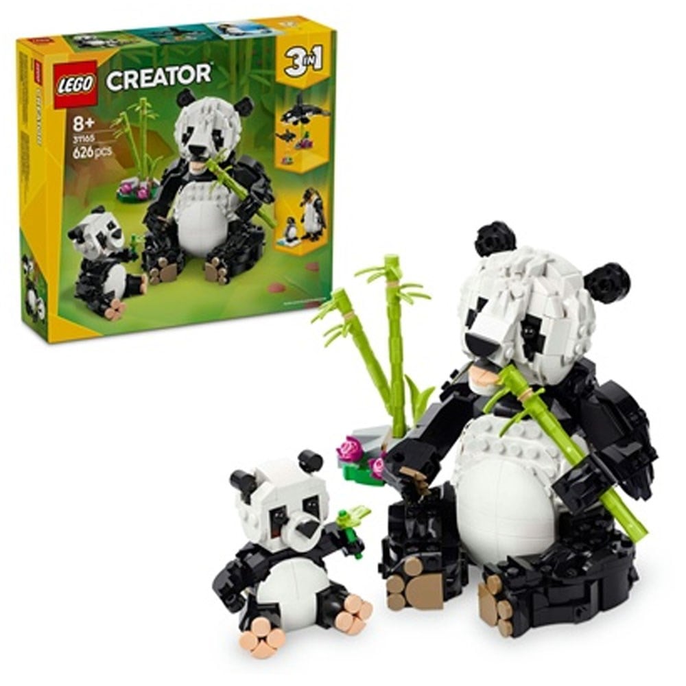 Lego Creator 3ü 1 Arada Vahşi Hayvanlar Panda Aile Adr-lmc31165
