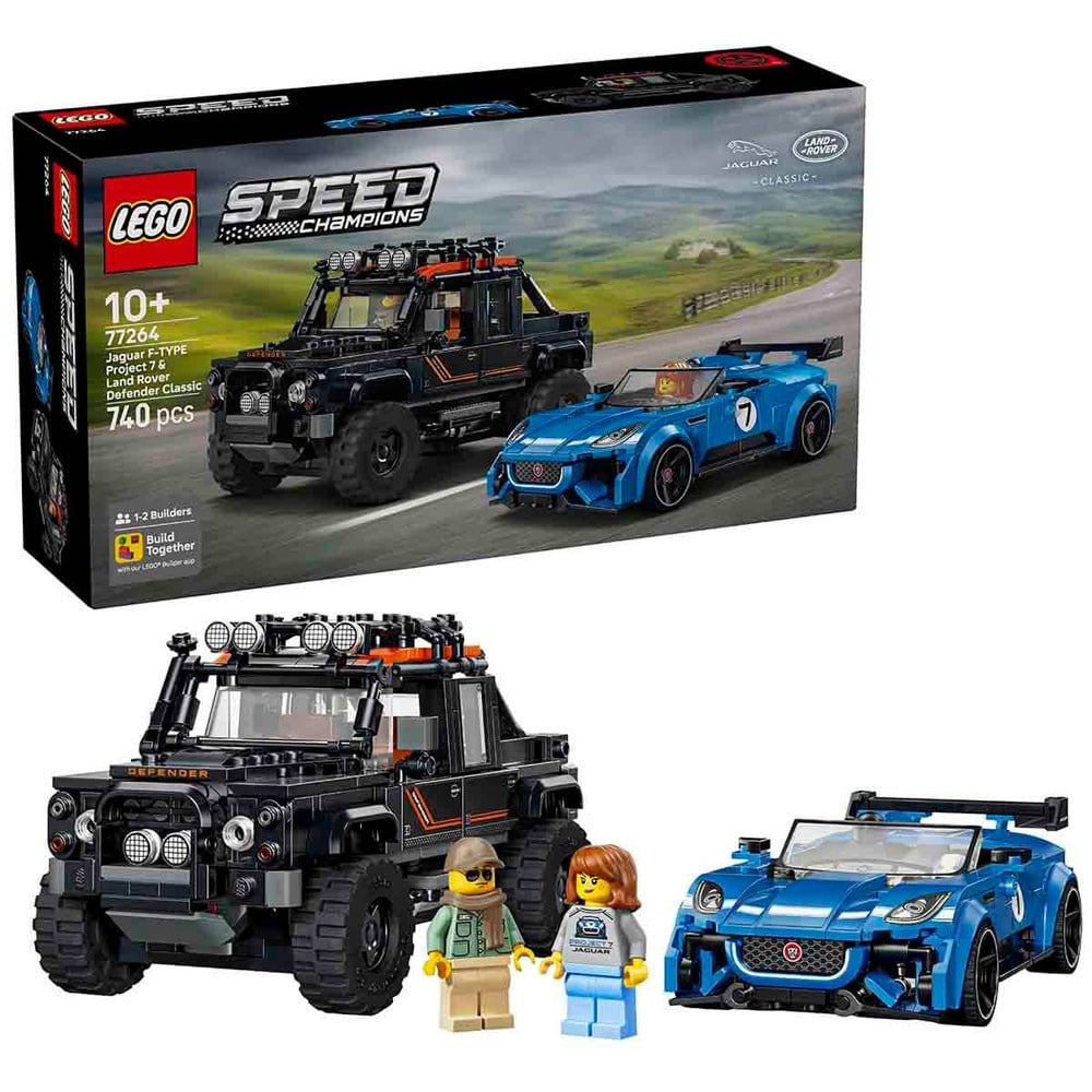 Lego Speed Champions Jaguar Project 7 Ve Land Rove Adr-lsr77264