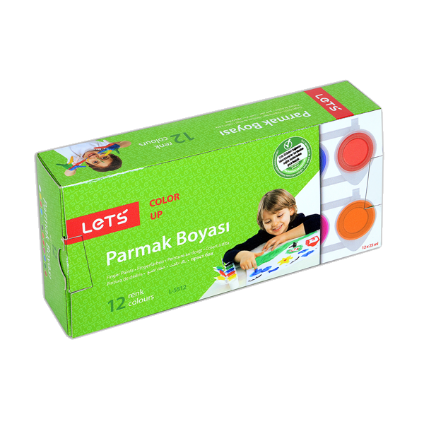 Lets Parmak Boyası 25 ML 12 Renk L-5512