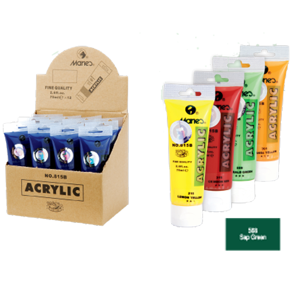 Maries Akrilik Boya 75 ML Sap Yeşil 815B-568