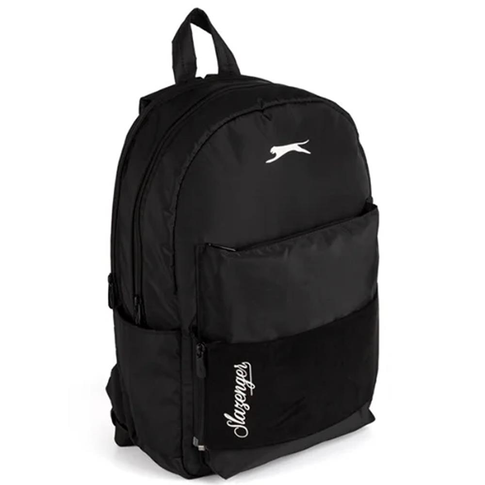 Me Sırt Çantası Slazenger Siyah Önü Bant Detaylı Paraşüt 23144
