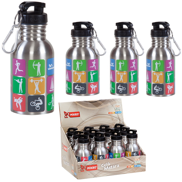 Mikro Matara Çelik 400 ML MT-2839