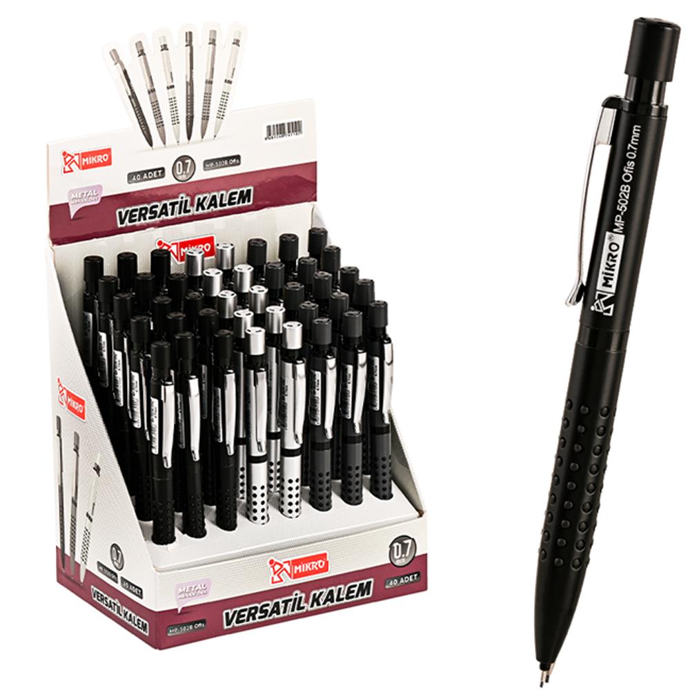 Mikro Versatil Kalem 0.7 MM St. 502B-40 Standlı