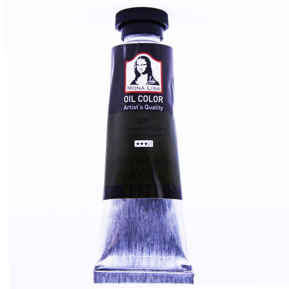 Mona Lisa Yağlı Boya 37 ML Yanık Amber 409