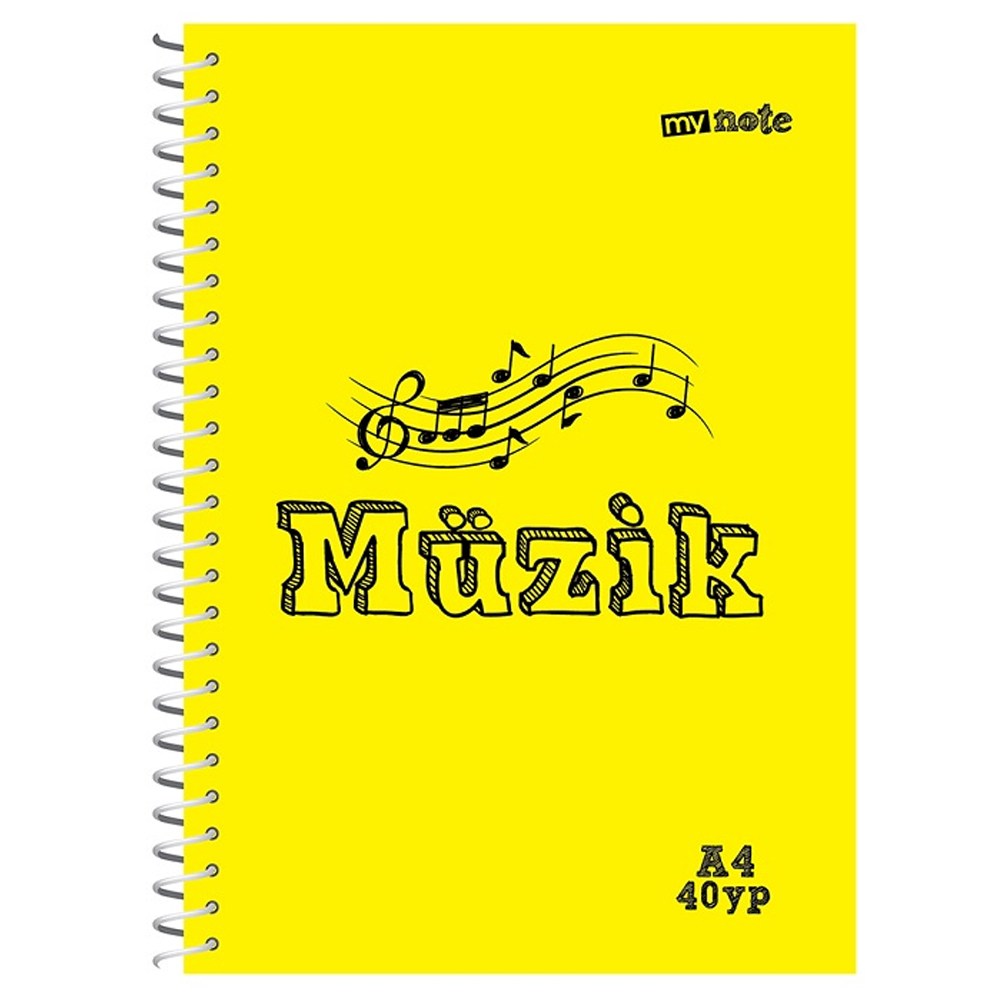 Mynote Flex Pp Müzik Defteri A4 40 Yp