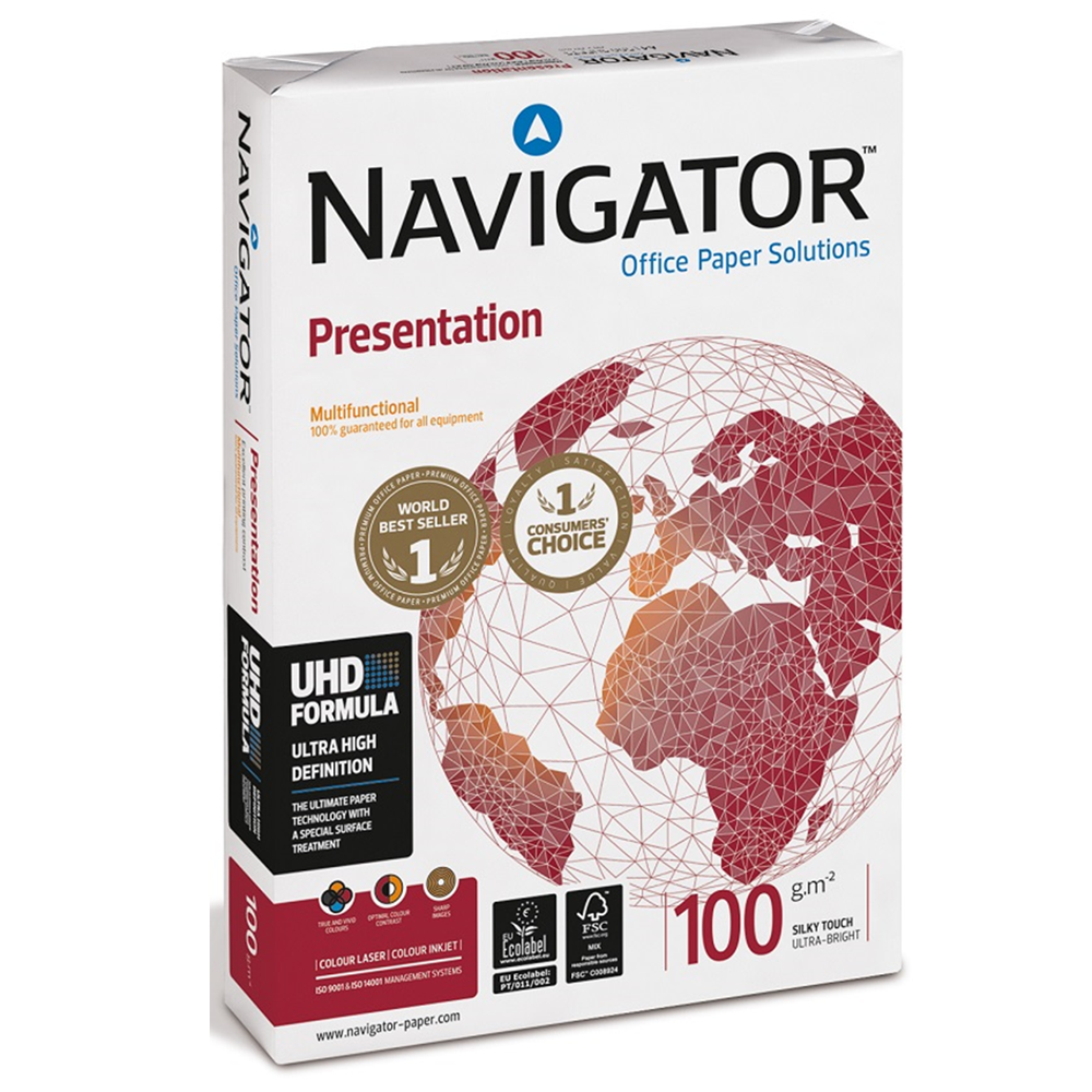 Navigator Gramajlı Kağıt Presentation 500 LÜ A3 100 GR Beyaz