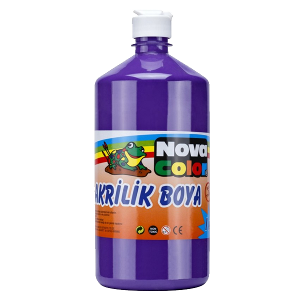 Nova Color Akrilik Boya 1 KG Mor NC-229