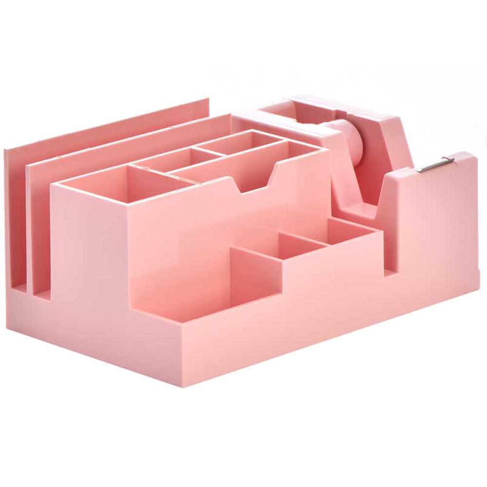 Ops Masa Seti Kalemlik Bant Makinalı Plastik Pastel Pembe KLM 301