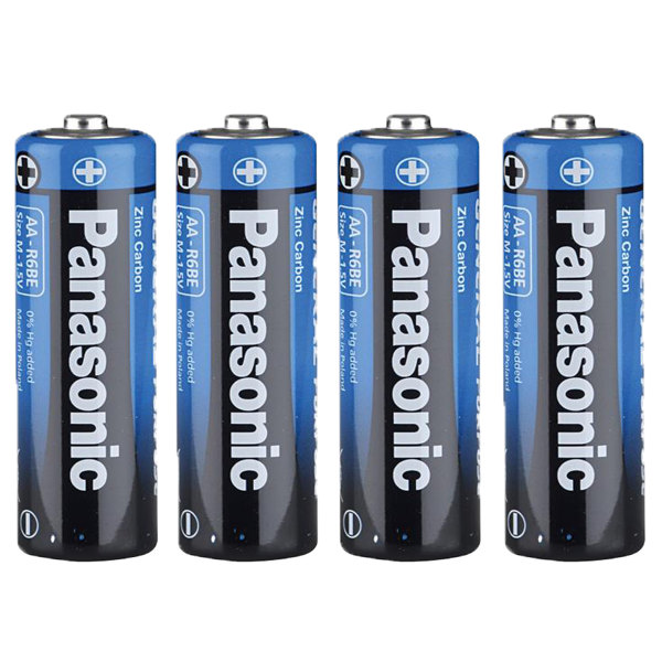 Panasonic Çinko Karbon Kalem Pil (AA) R6BE/4S