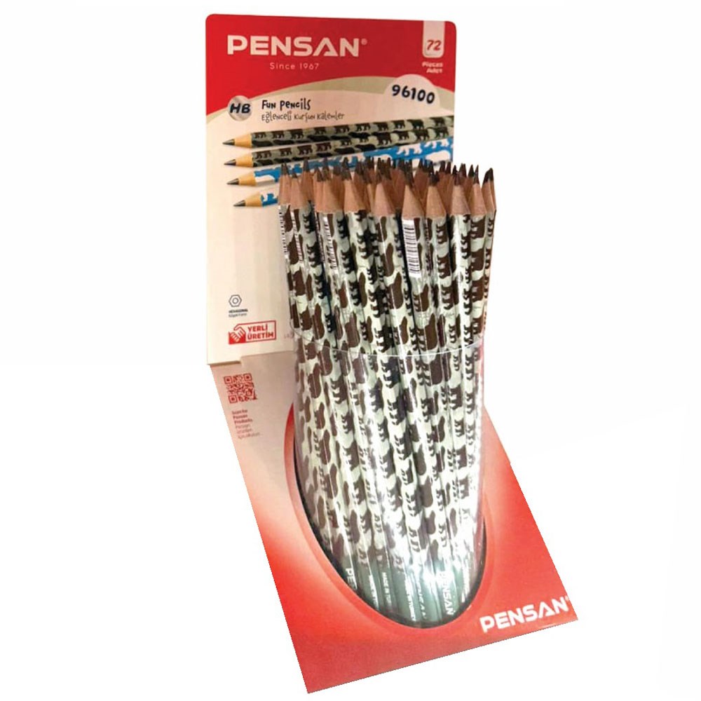 Pensan Ayı Flimli Kurşun Kalem-yeni Ürün Pe96100/72