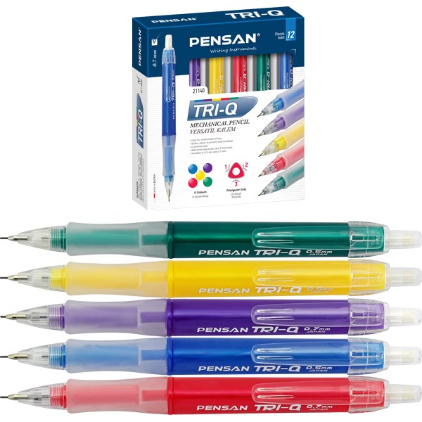 Pensan Versatil Kalem Tri-Q 0.7 MM