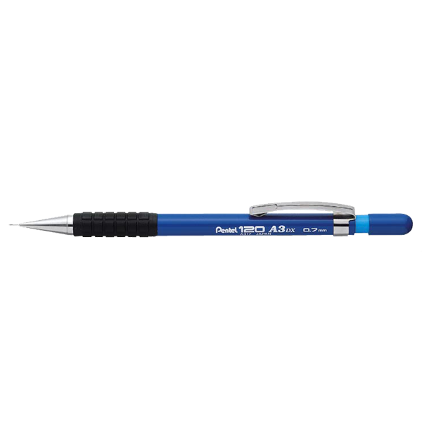 Pentel Versatil Kalem  Genel Kullanım İçin Tutaçlı 0.7 MM Mavi A317-C