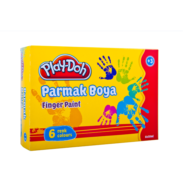 Play-Doh Parmak Boyası 30 ML 6 Renk PLAY-PR001