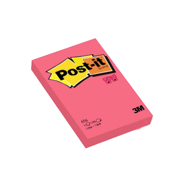 Post-it Yapışkanlı Not Kağıdı 100 YP 51x76 Melon Pembe 656