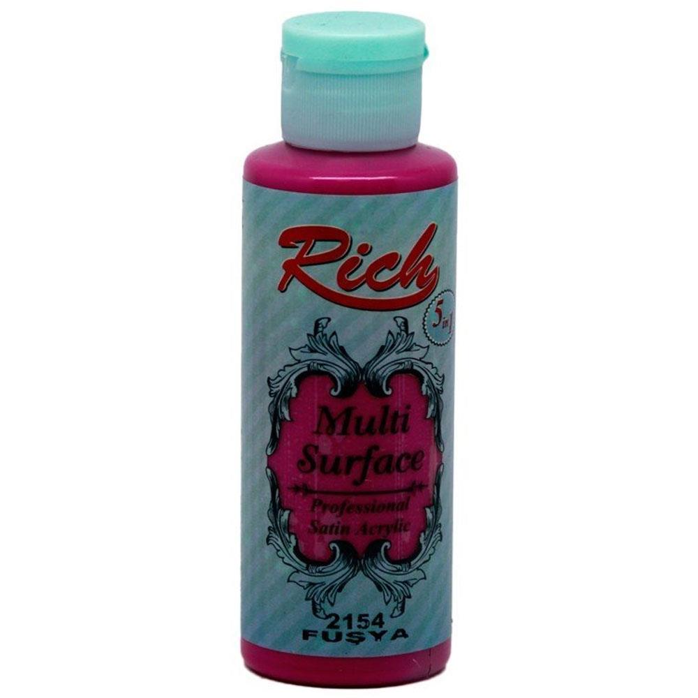 Rich Akrilik Boya Multi Surface 120 CC Fuşya 120-2154