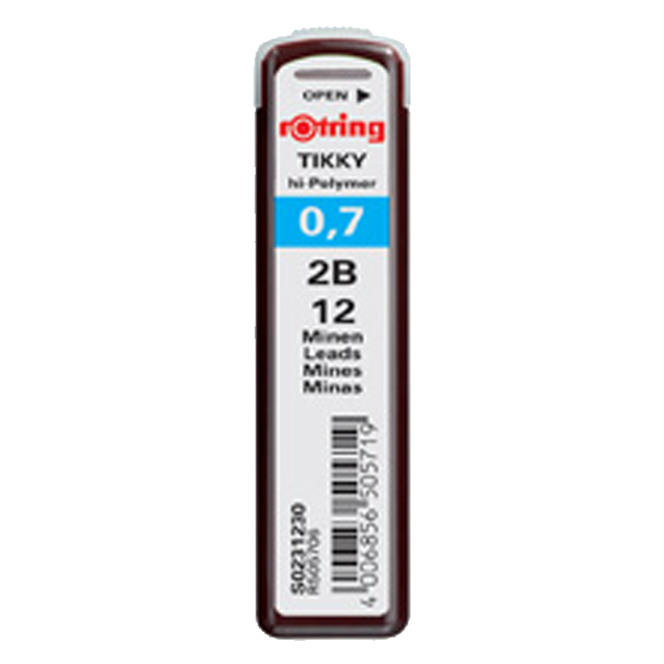 Rotring Min Hi-Polymer 2B 0.7 MM S0231230