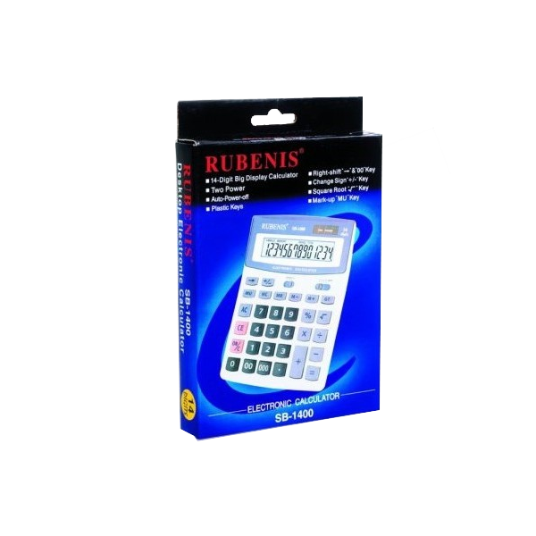 Rubenis Hesap Makinesi Masa Üstü 14 Hane SB-1400