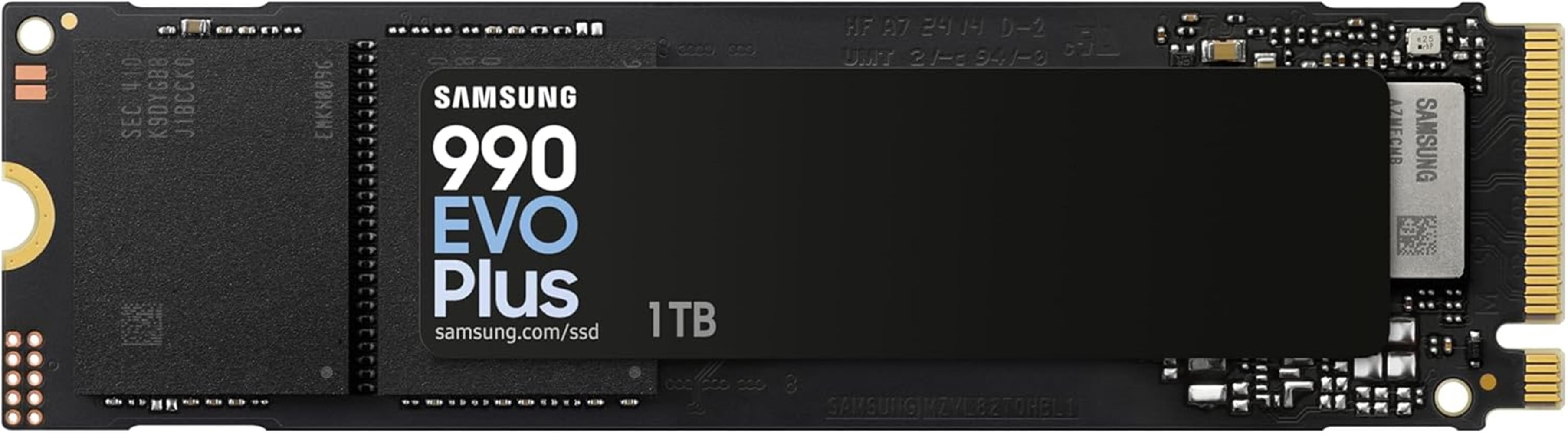 Samsung 1TB 990 EVO PLUS MZ-V9S1T0BW 7150-6300 MB-sn PCIe NVMe M.2 SSD Disk