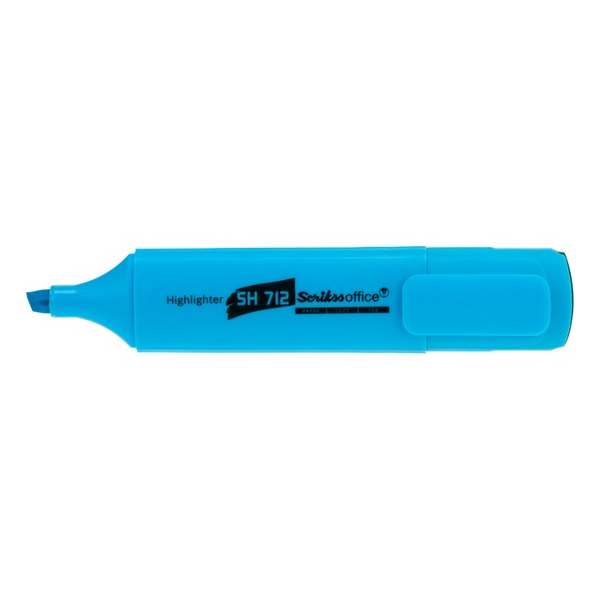 Scrikss Fosforlu Kalem Office Mavi SH 712