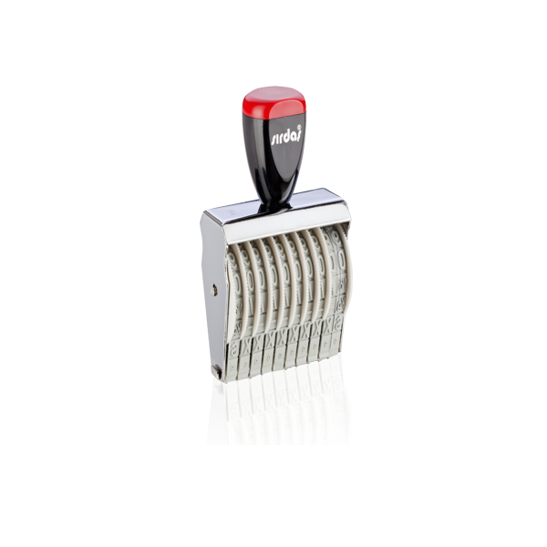Sırdaş Numaratör Elle Çevirmeli 10 Hane 9 MM 15910