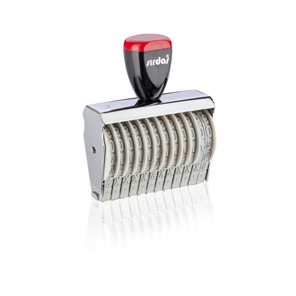 Sırdaş Numaratör Elle Çevirmeli 12 Hane 9 MM 15912
