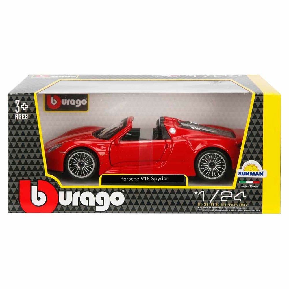 Sunman A Porsche 918 Spyder Krmz. Gri 1:24 Sun-s00021076