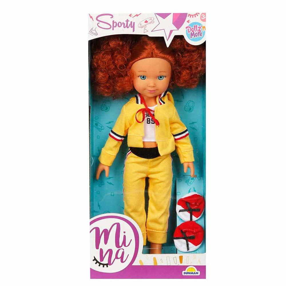 Sunman Oyuncak Mina Sporty Bebek 35 Cm
