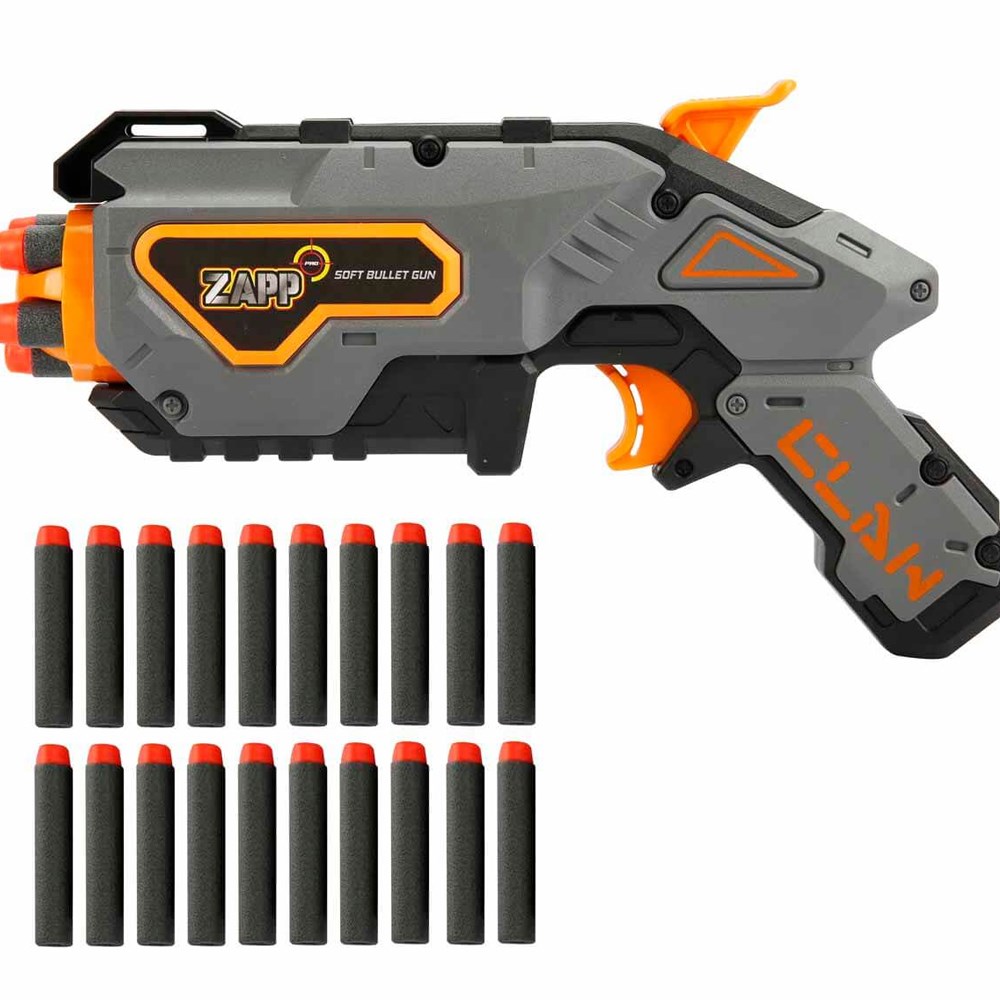 Sunman Zapp Toys 20 Mermili Sünger Dart Atan Silah 28 cm S01004576