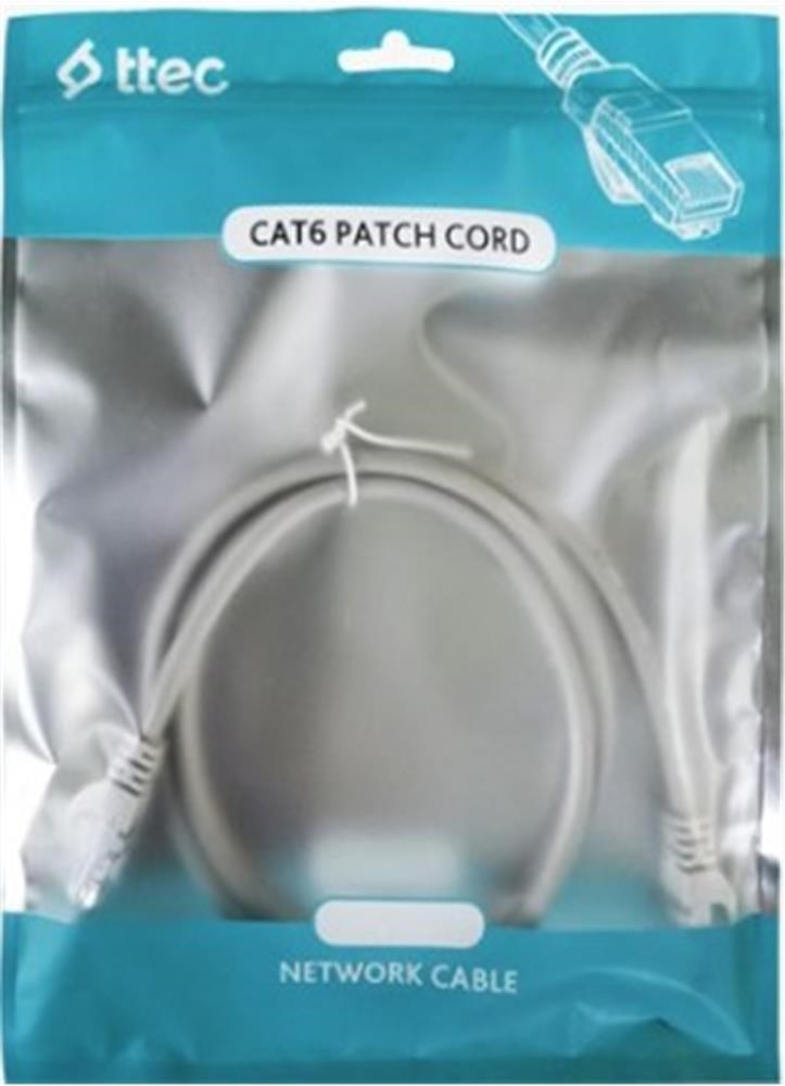 Ttec KBL-PTCH-30CMG Cat6 0.30MT Gri Utp Patch Kablo