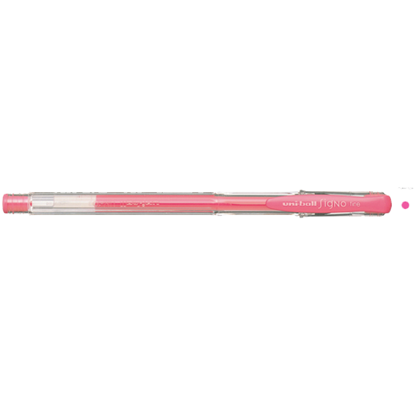 Uni-Ball Roller Kalem Signo Fine Jel Bilye Uç 0.7 MM Fosforlu Pembe UM-100