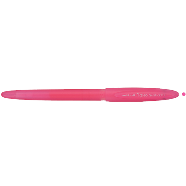 Uni-Ball Roller Kalem Signo Gelstick Jel Bilye Uç 0.7 MM Fosforlu Pembe UM-170